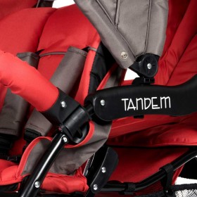 Коляска Baby Care Tandem (серый/красный)