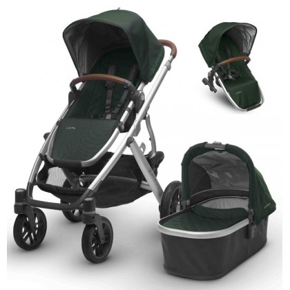 Коляска 2 в 1 UPPAbaby для погодок (изумрудный цвет)